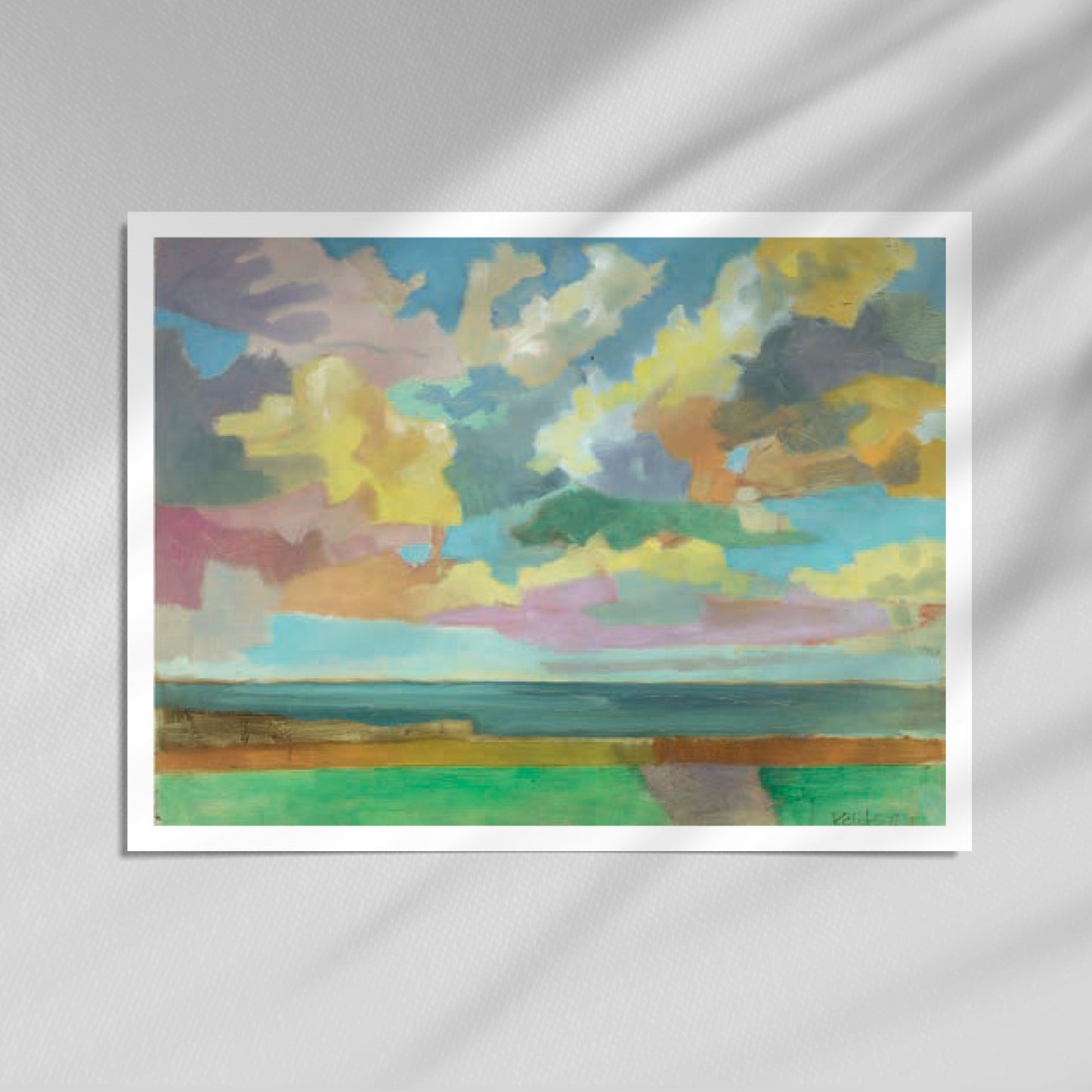 Heinz Rolefs - Pellworm Wolkenstudie - 2021