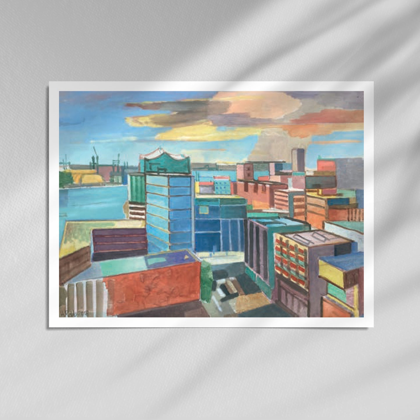 Heinz Rolefs - Hafen Hafencity - 2018