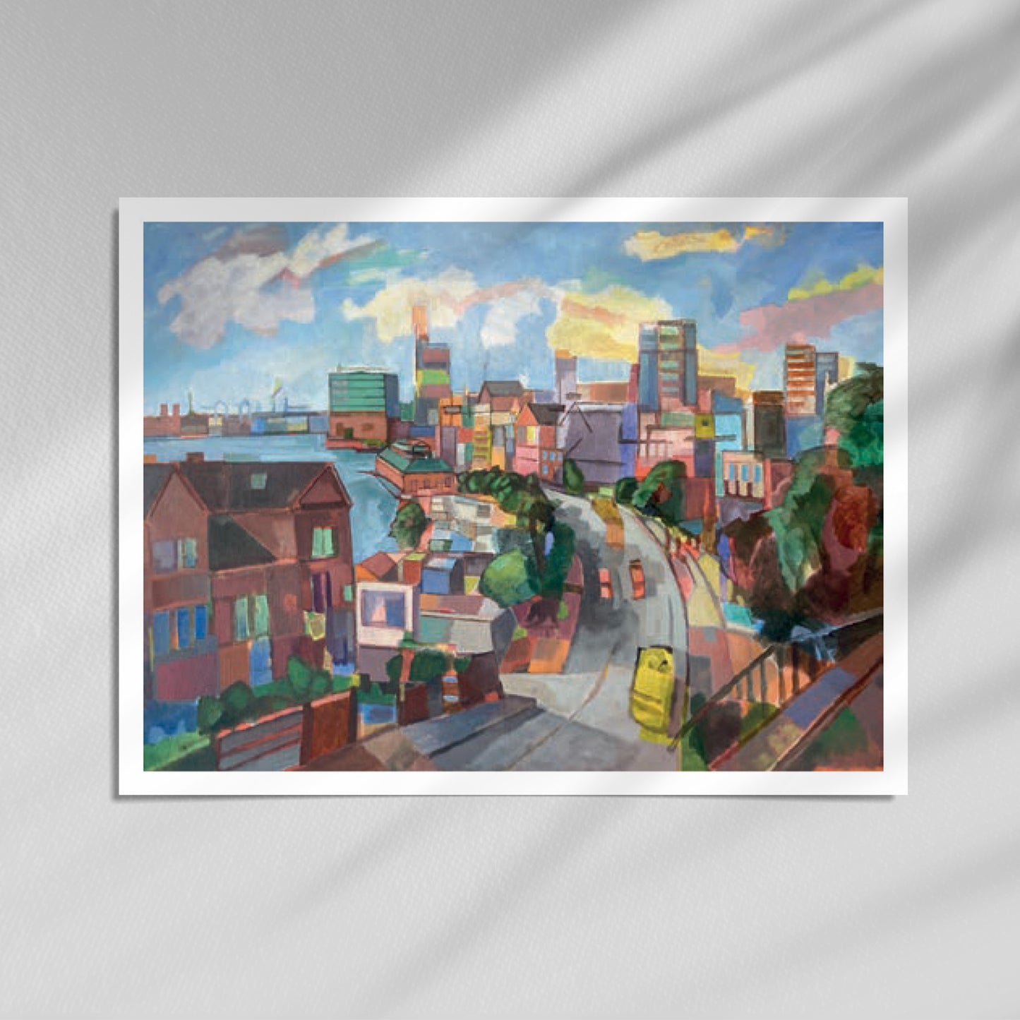 Heinz Rolefs - Blick auf Altona - 2019