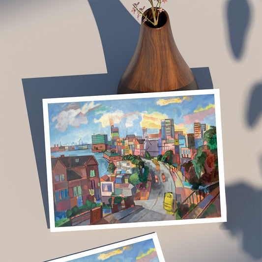 Heinz Rolefs - Blick auf Altona - 2019