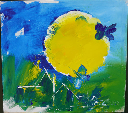 Hans Rauh - Himmels-Lichtspiele 5 - 100x90cm