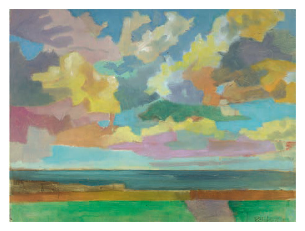 Heinz Rolefs - Pellworm Wolkenstudie - 2021