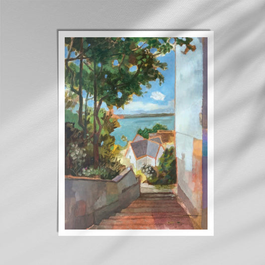 Heinz Rolefs - Blankenese Treppenviertel - 2019