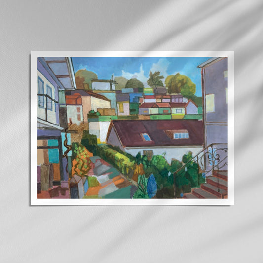 Heinz Rolefs - Blankenese Treppenviertel - 2021