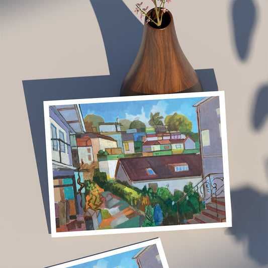 Heinz Rolefs - Blankenese Treppenviertel - 2021