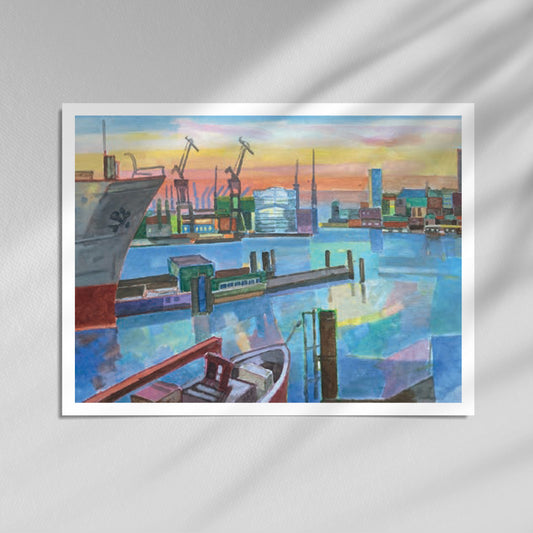 Heinz Rolefs - Hafen - 2020