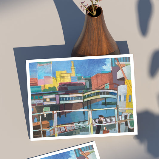 Heinz Rolefs - Hafen Blick von der Cap San Diego - 2020