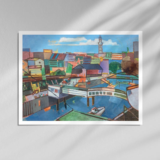 Heinz Rolefs - Hafen Blick von der Cap San Diego - 2020