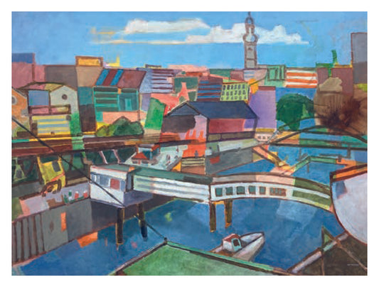 Heinz Rolefs - Hafen Blick von der Cap San Diego - 2020