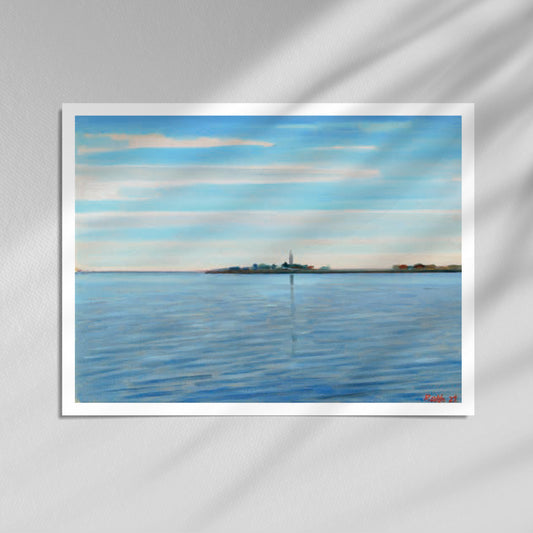 Heinz Rolefs - Pellworm Blick vom Fähranleger - 2021