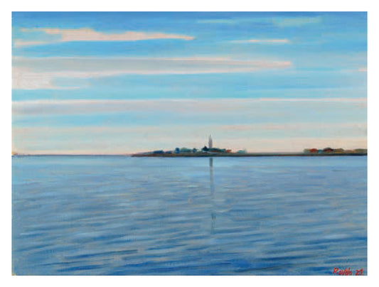 Heinz Rolefs - Pellworm Blick vom Fähranleger - 2021