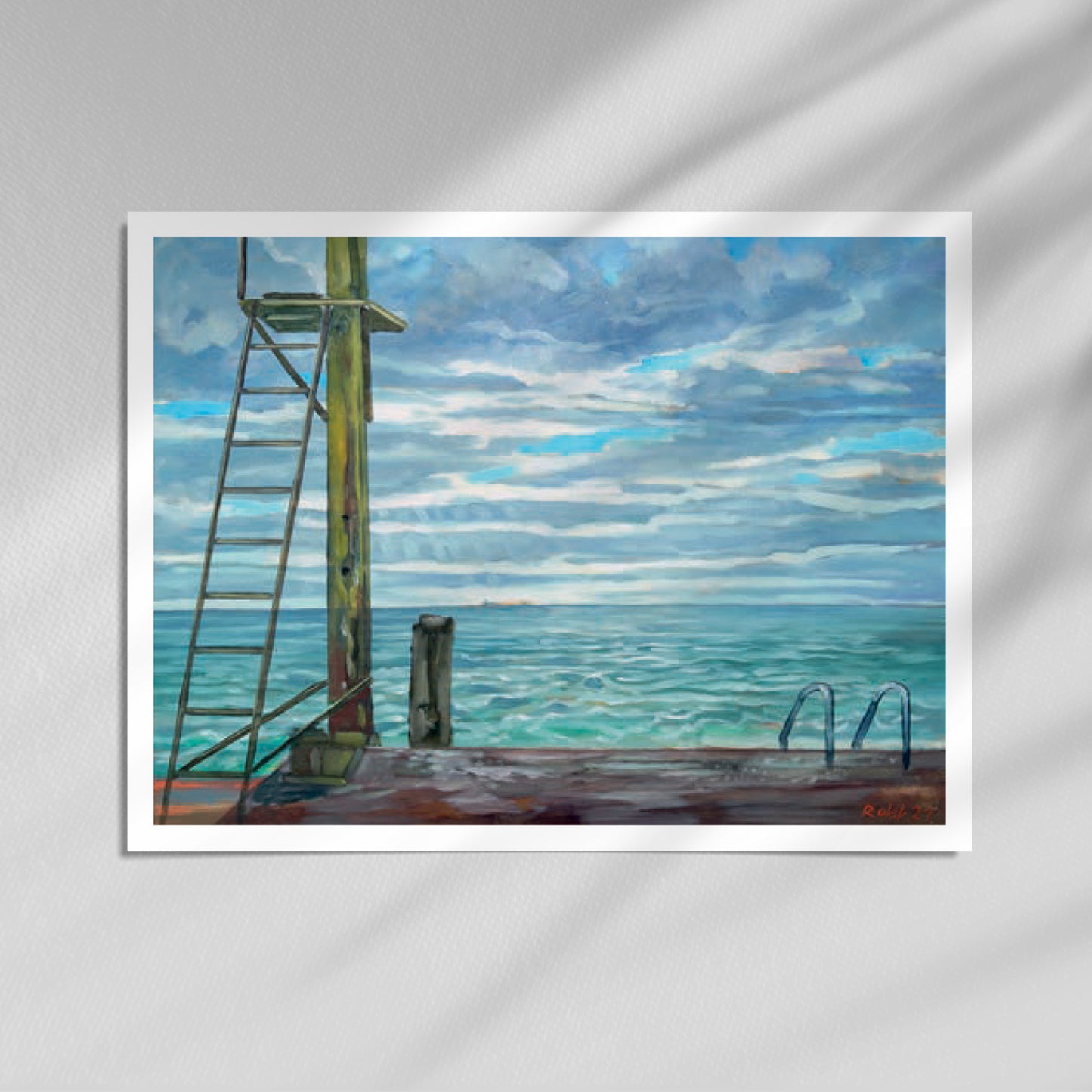 Heinz Rolefs - Pellworm Badestelle Hoger Fähre - 2021