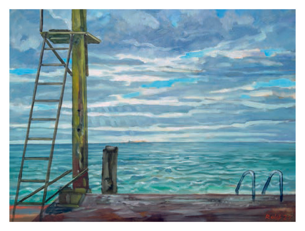 Heinz Rolefs - Pellworm Badestelle Hoger Fähre - 2021