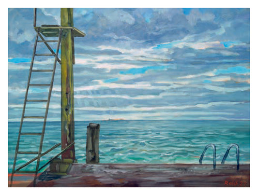 Heinz Rolefs - Pellworm Badestelle Hoger Fähre - 2021