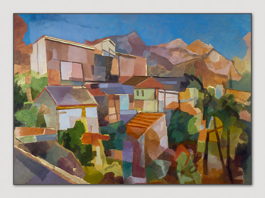 Indimini, Tessin, 2015, Öl auf Karton, 50 x 70 cm