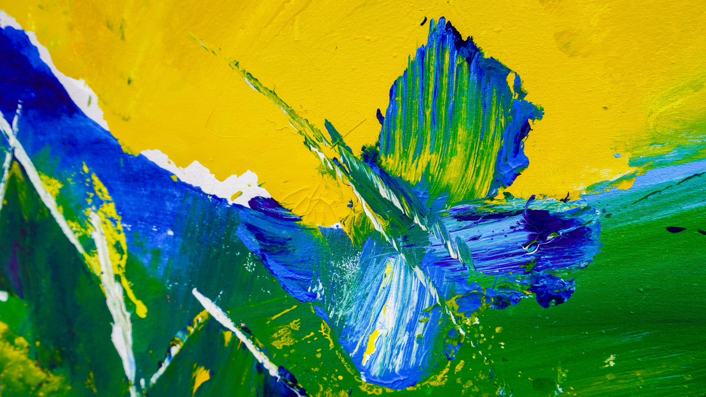 Hans Rauh - Himmels-Lichtspiele 5 - 100x90cm