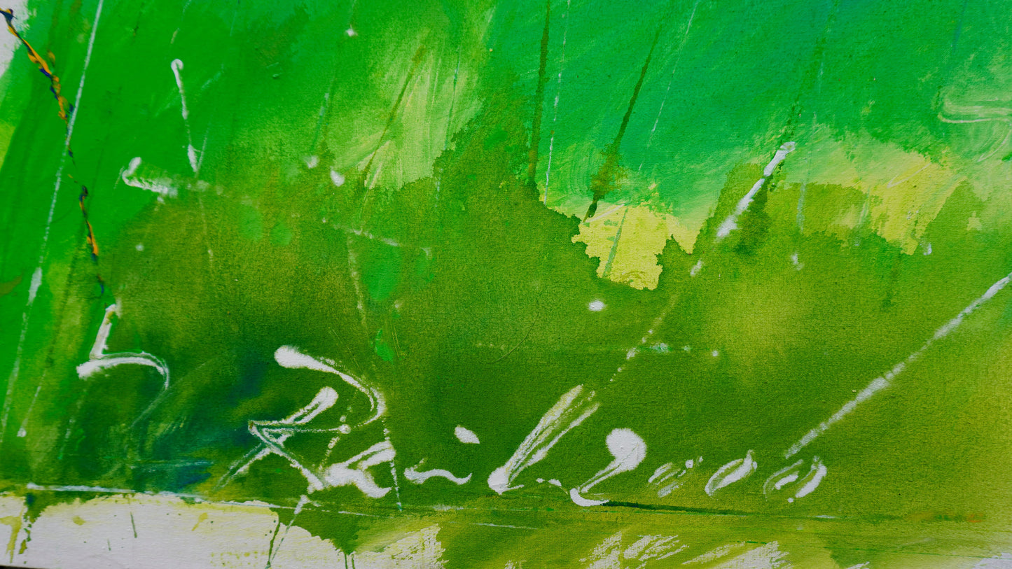 Hans Rauh - Frühlings Lichtspiele 33 - 100x90cm