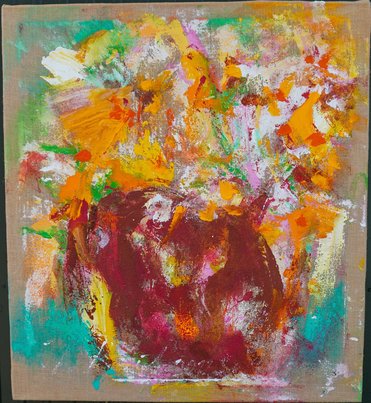 Hans Rauh - Landschaft Vase 6 - 90x100cm