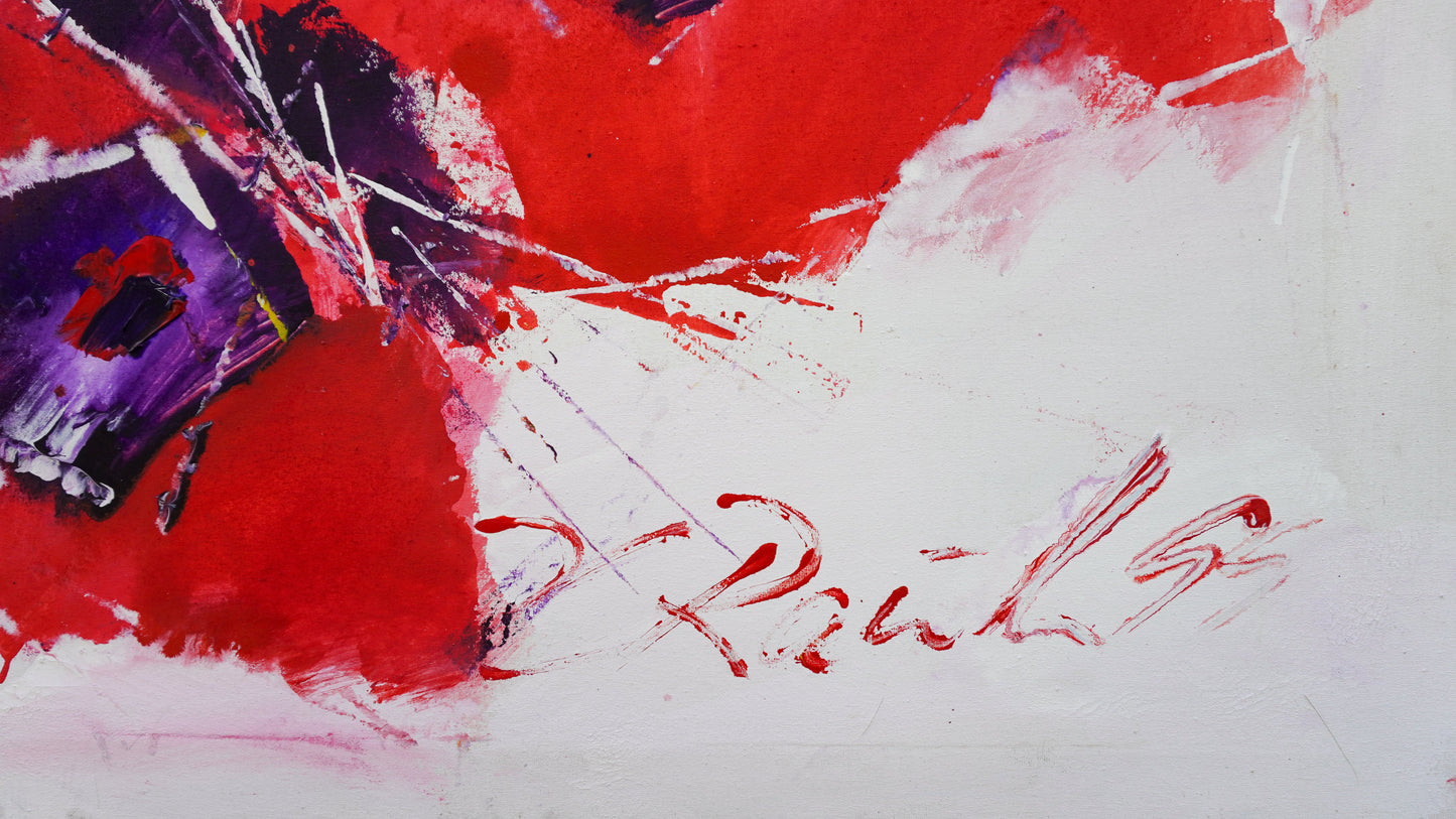 Hans Rauh - Sommerfarb-Lichtpsiele 28 - 100x90cm