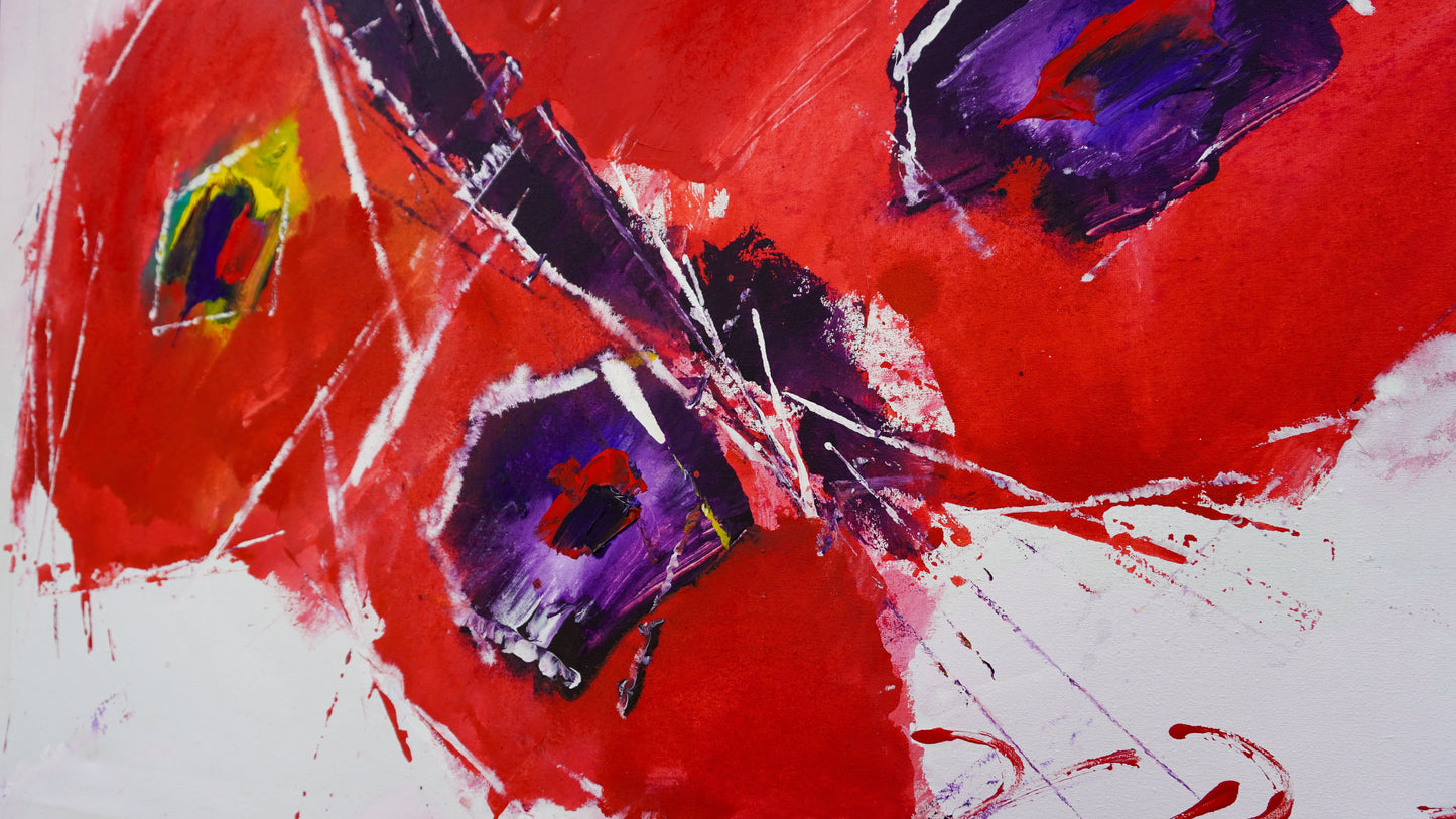 Hans Rauh - Sommerfarb-Lichtpsiele 28 - 100x90cm