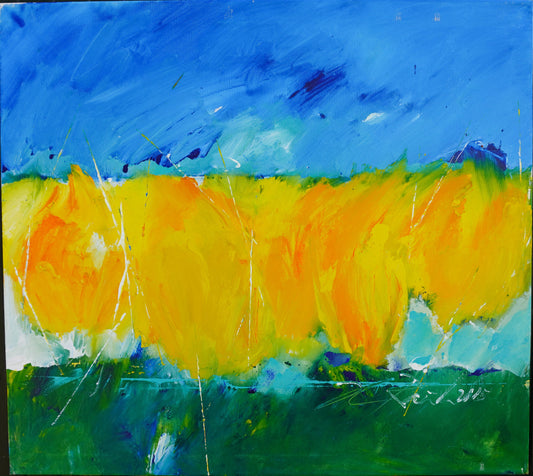 Hans Rauh - Mein Tulpen Land 11 - 100x90cm