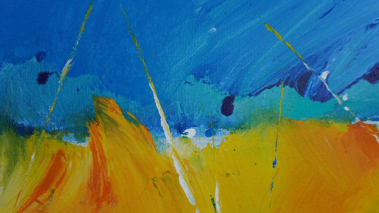 Hans Rauh - Mein Tulpen Land 11 - 100x90cm