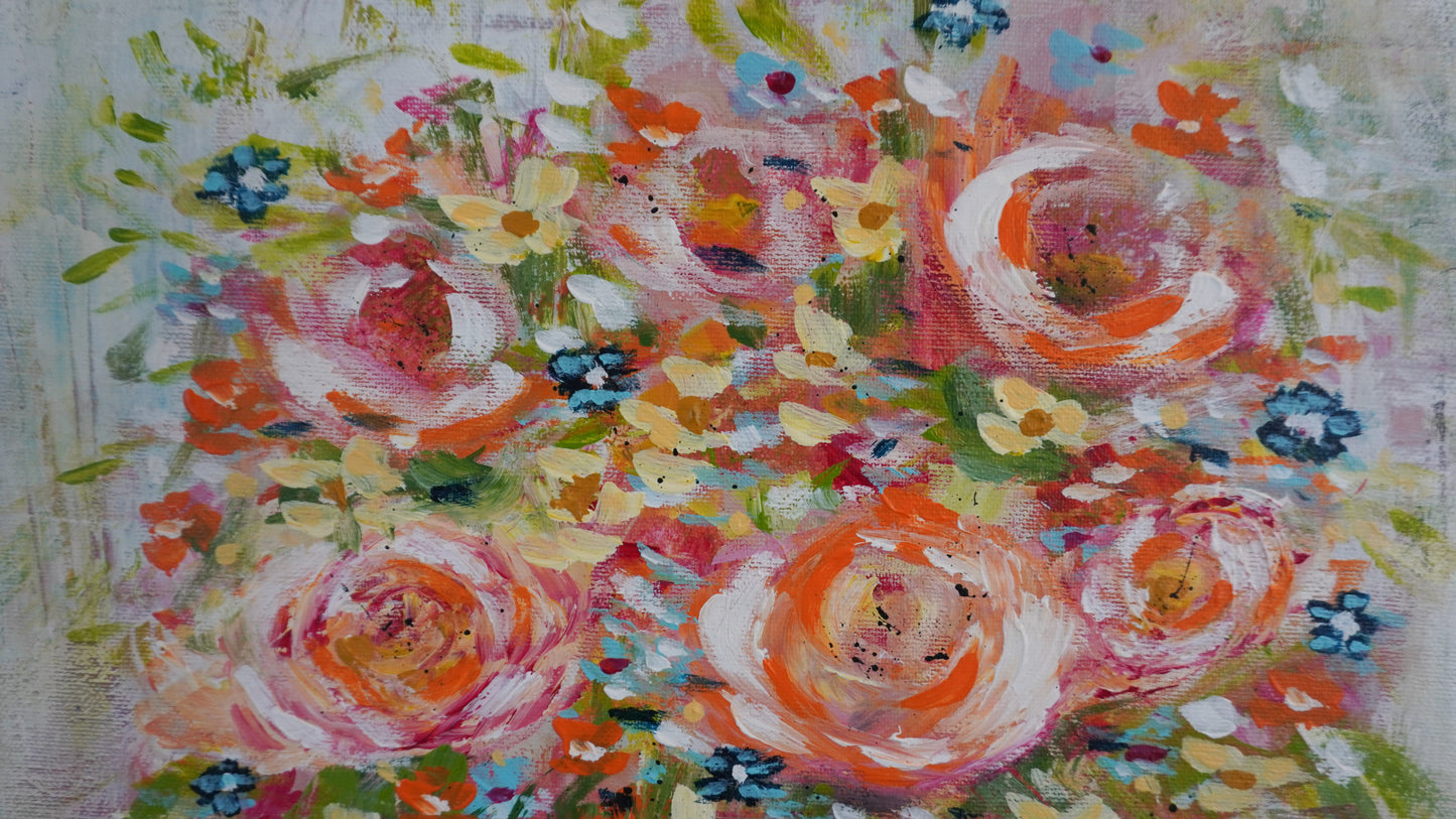 Ella Jaß - Wild Blumen - 2024 40x50cm