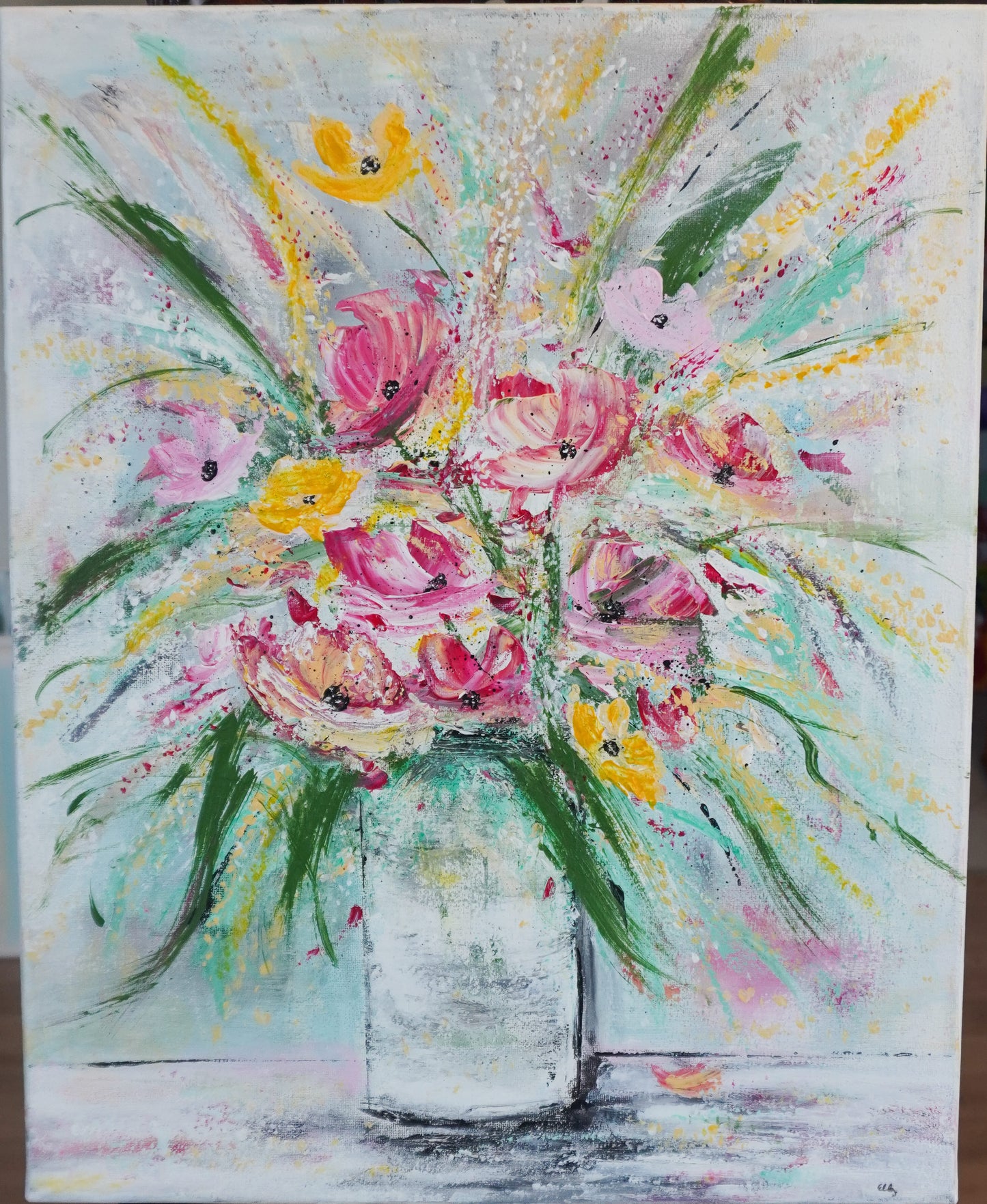 Ella Jaß - Wild Blumen - 2024 40x50cm