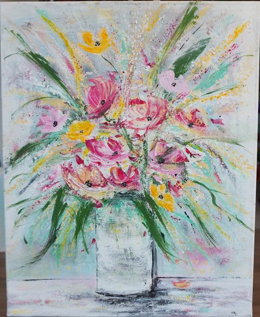 Ella Jaß - Wild Blumen - 2024 40x50cm