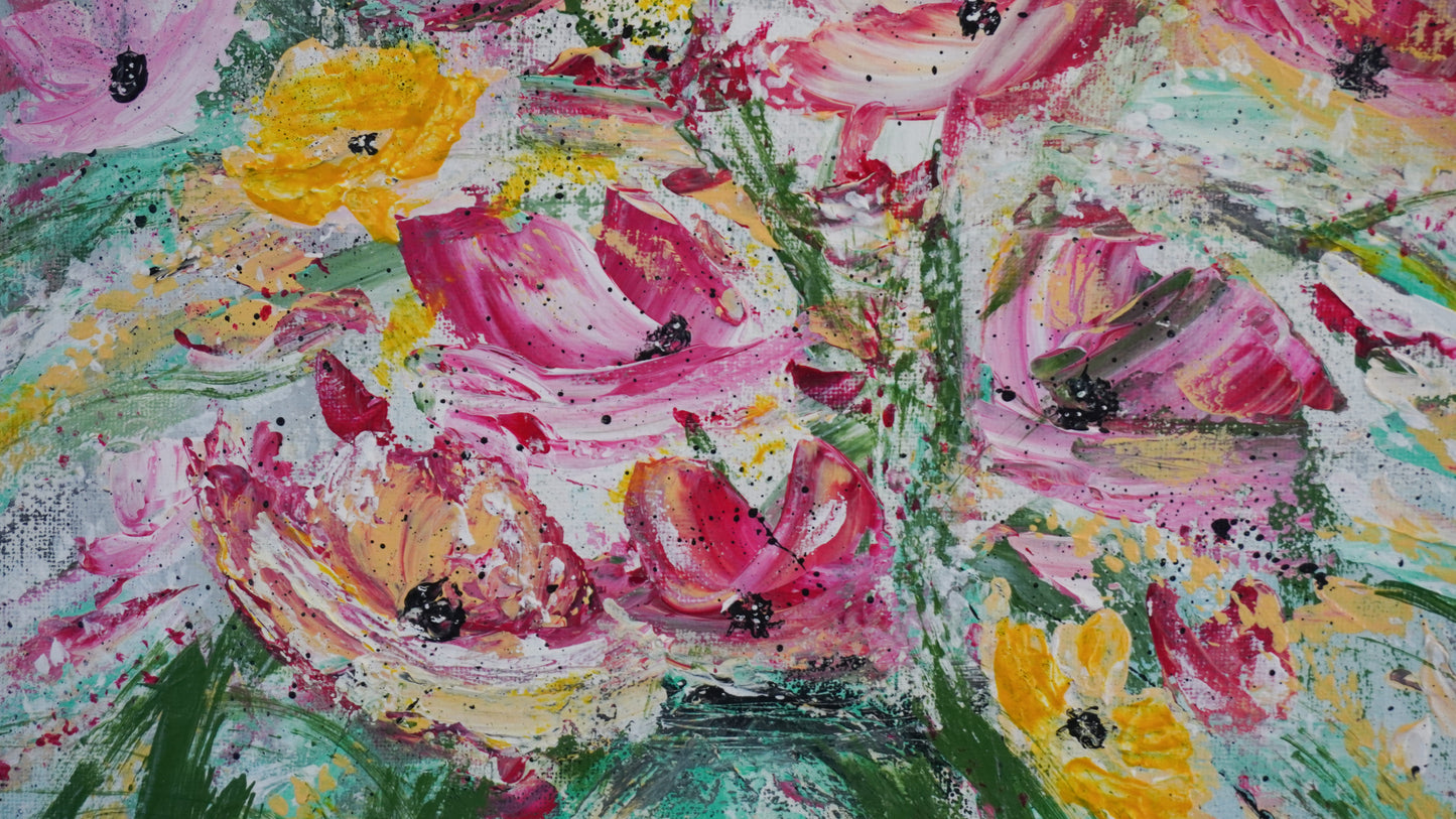 Ella Jaß - Wild Blumen - 2024 40x50cm