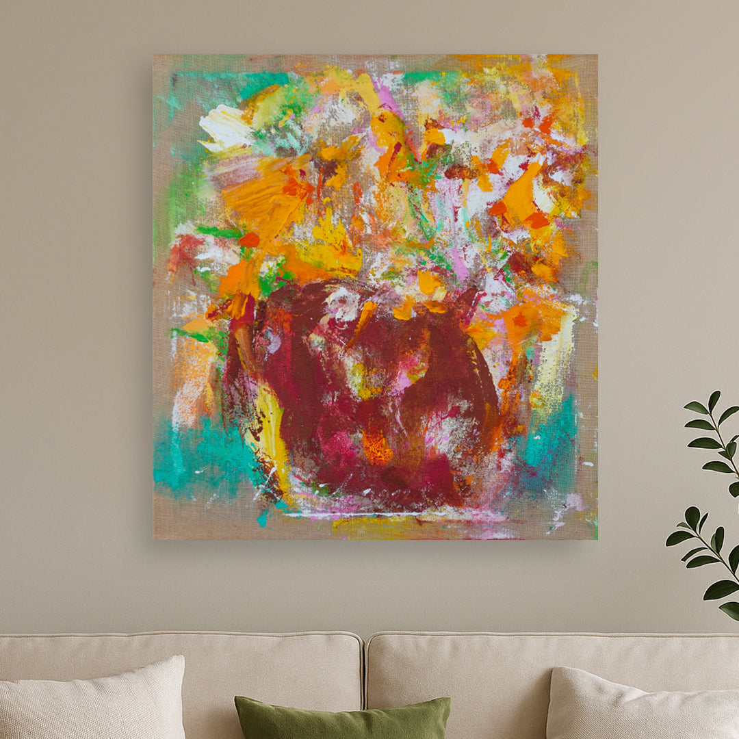 Hans Rauh - Landschaft Vase 6 - 90x100cm