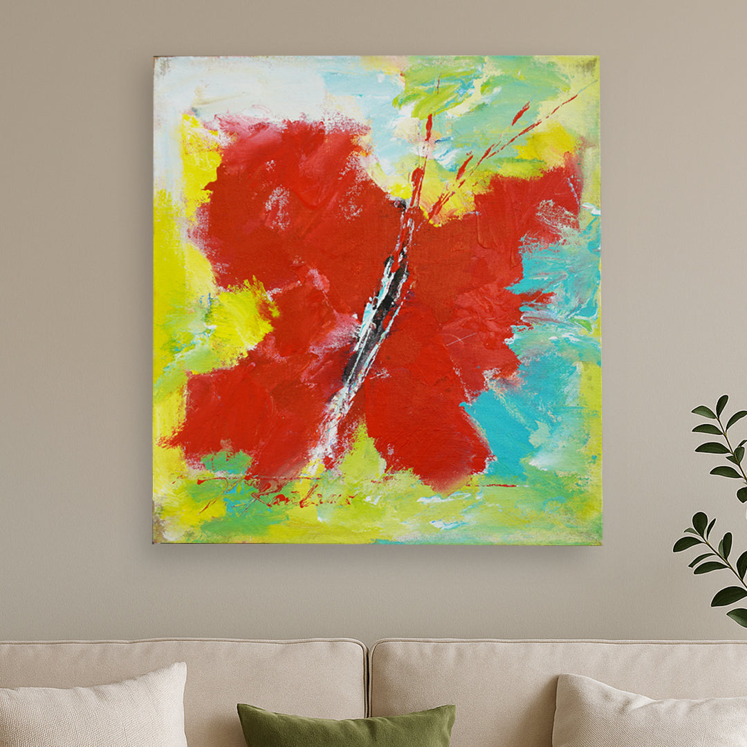 Hans Rauh - Schmetterling 15 - 90x100cm