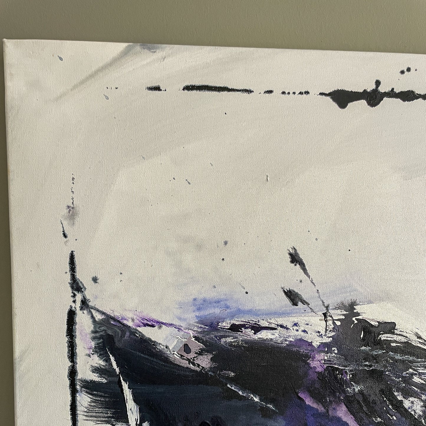 Hans Rauh - Black Rose - 90x100cm